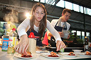 ...mit den beiden Pasta-Duell Siegern (Foto. Martin Schmitz)
